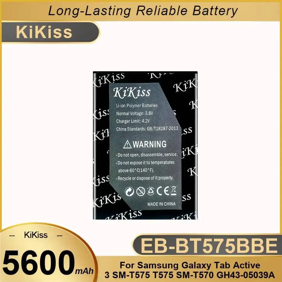 

Аккумулятор для планшета EB-BT575BBE 5600 мАч для Samsung Galaxy Tab Active 3 SM-T575 T575 SM-T570 GH43-05039A
