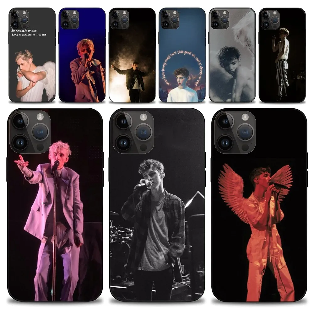 Singer Troye Sivan Phone Case iphone15 14 13 12 11 Pro Max Mini X 7 8 Soft Case