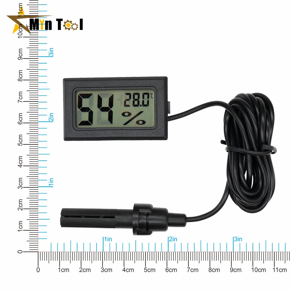 FY-12 Mini Digital LCD Indoor Temperature Sensor Humidity Meter Thermometer Hygrometer Gauge Tool for Home Supply