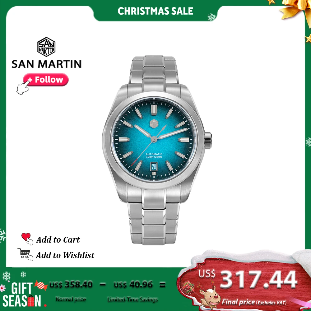 

San Martin New 36mm Men Watch Miyota 9015 Chinese Original Design JianZhan Gada Mechanical Watches Waterproof Luminous SN0144