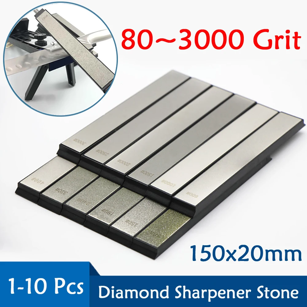 

80-3000Grit Diamond Sharpener Stone Bar Whetstone for Knife Sharpening Stone System Kitchen Frinding Blade Fine Grinding Tool