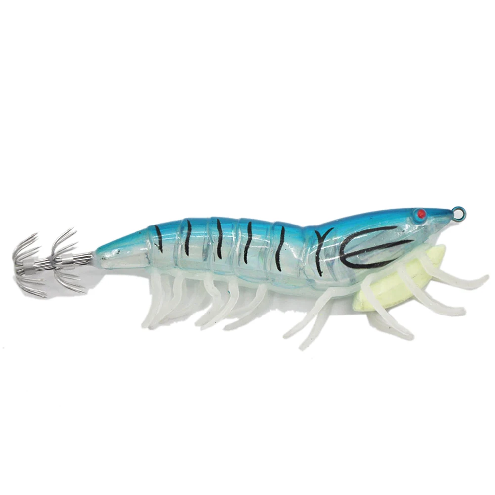 Egi Lure Luminous Outdoor Plastic Squid 120mm 1Pcs Cuttlefish Lure Jig Shrimp Eging Jigging Octopus Accessories New