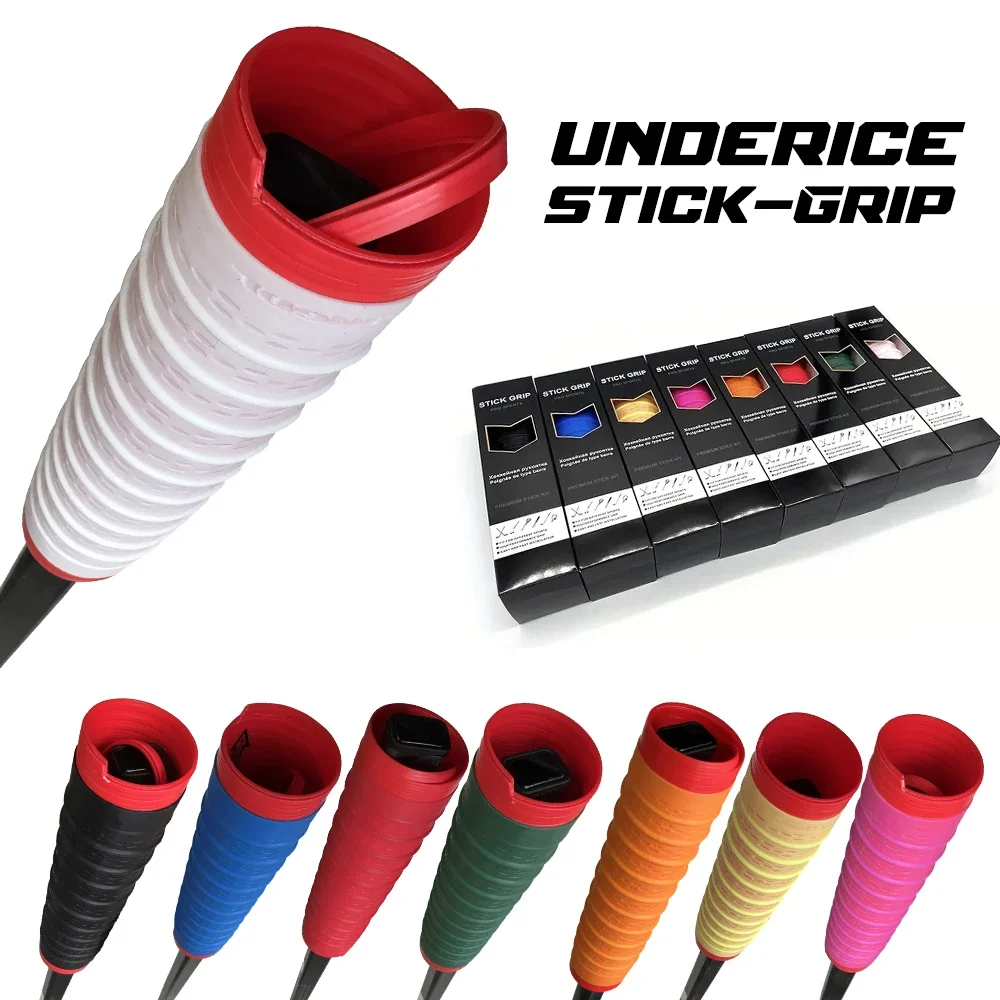 Ice Hockey Stick Grip Hockey Stick Grip Cool Shrinkable Silicone Grip For Hockey Tennis Pickleball Badminton Sports Grips