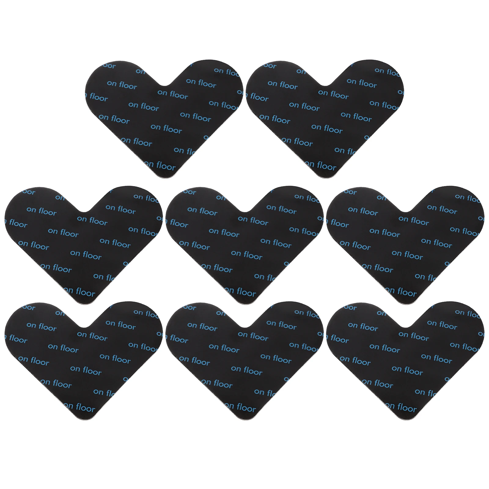 8Pcs Anti Slip Rug Tape Double Sided Carpet Nonslip Stickers Rug Pad for Laminated Tile Floors Home Office Kitchen Safety