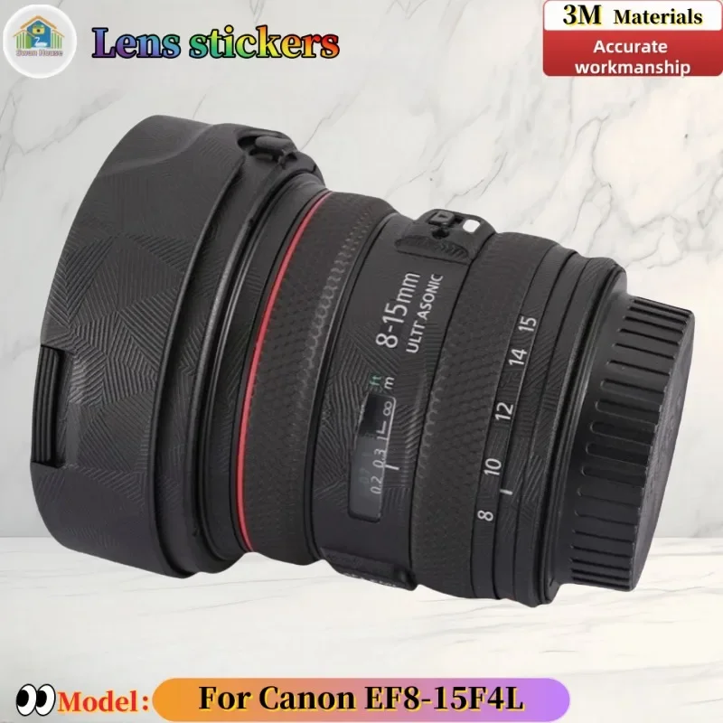 

EF815 For Canon EF8-15F4L Camera lens sticker, DIY skin, Precision tailoring wear-resistant protective film