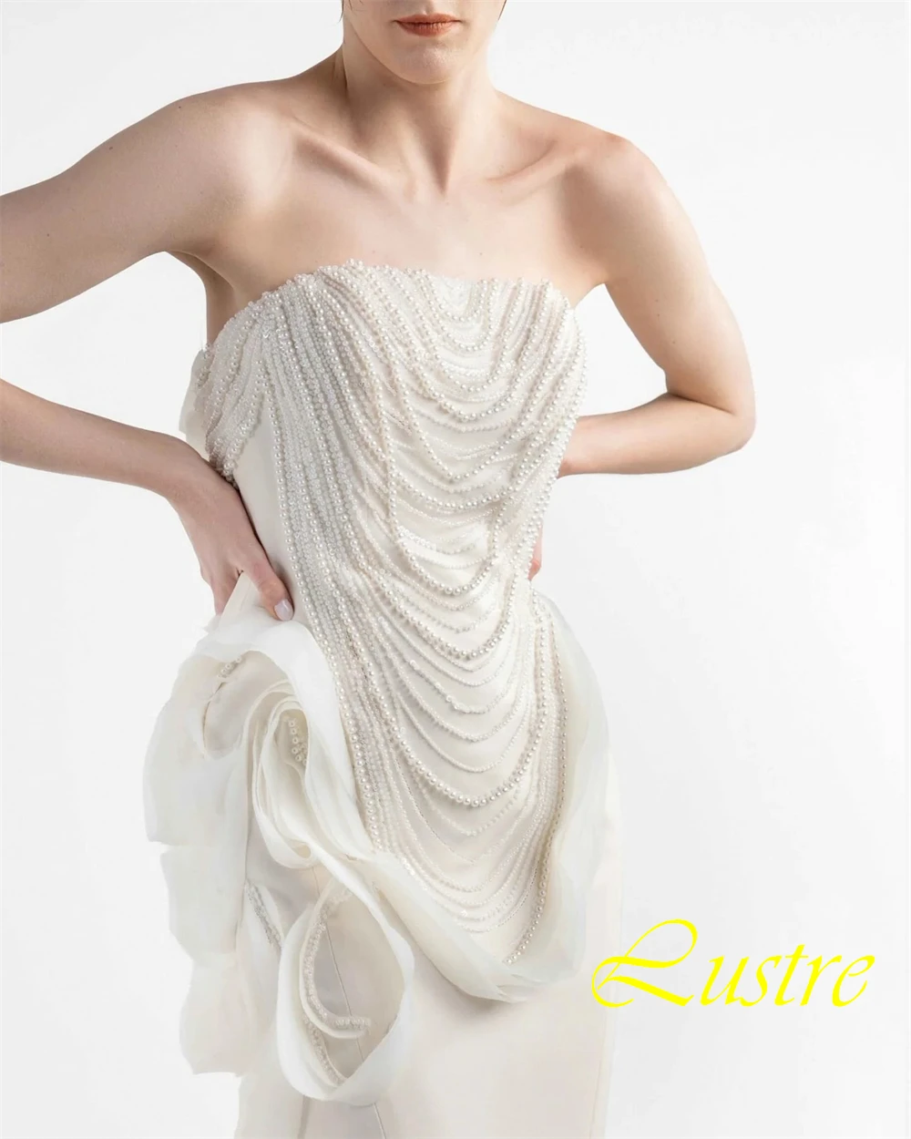 Robe de soirée de luxe personnalisée en Jersey, col bateau, sirène délicate, robes de bal, tempérament, traîne de balayage, robes d'occasion spéciale