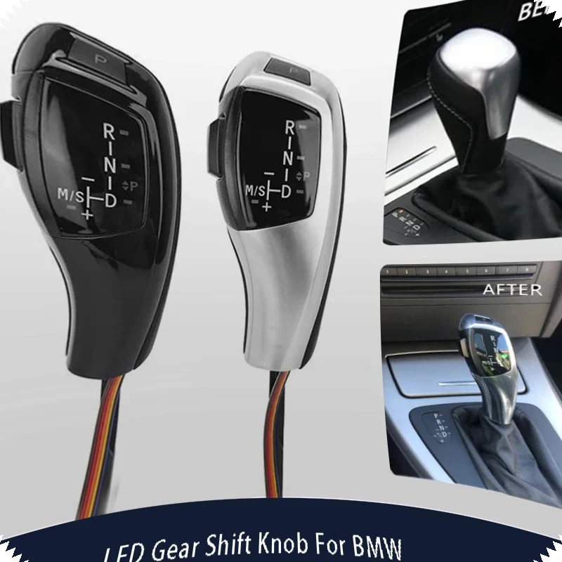 LED Gear Shift Knob for BMW 3 series E46 E60 E90 E87 E89 E91 E92 E93 316i 318i 320d 320i 323i 328i 330i 5 series E39 E38 X5 E53