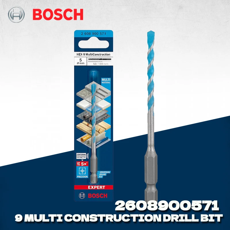 BOSCH 2608900571 Broca multiconstrucción Taladro de impacto/Drive Pro Accesorio Taladro helicoidal Bosch Accesorios de herramientas eléctricas