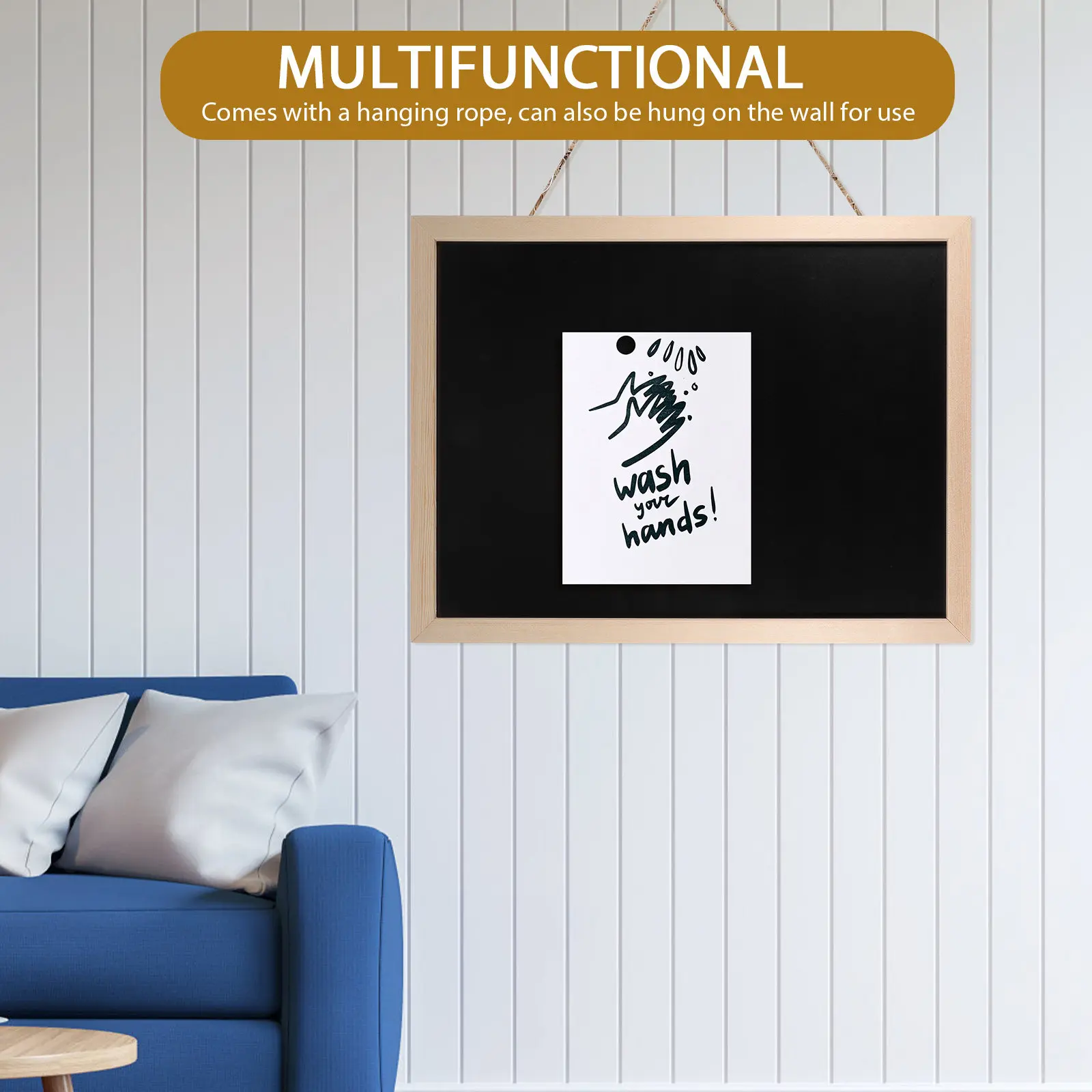 

1Set Cork Board Lightweight Wood Bulletin Board for Office Classroom Study Reminder Bulletin Boards Corkboard
