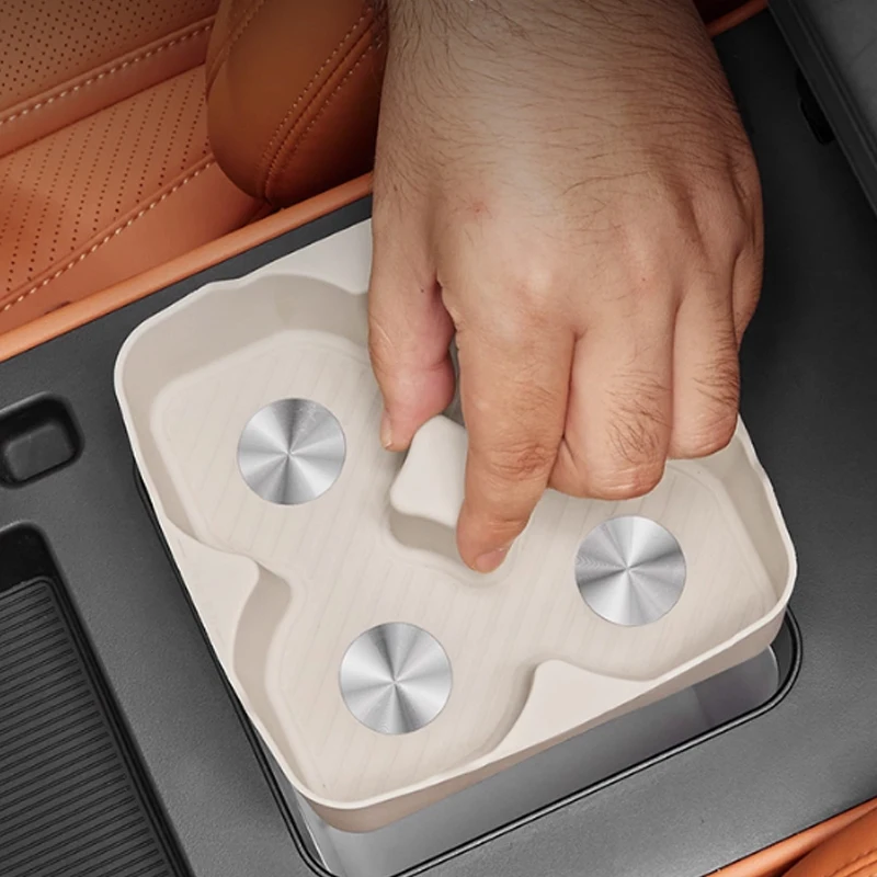 ل BYD ليوبارد 7 2025 2026 حامل كأس الثلاجة بطانة حماية من السيليكون الثلاجة الحد وسادة تعديل أجزاء