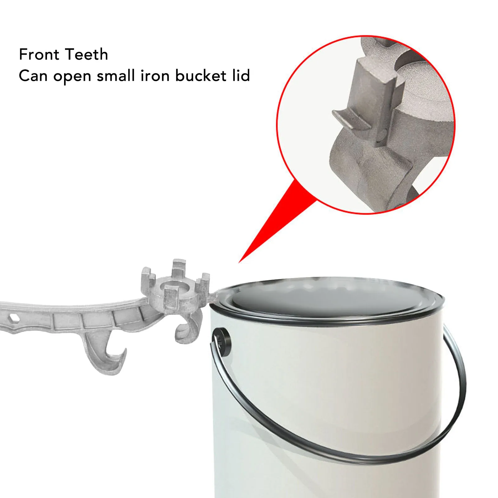 متعددة الوظائف دلو فتاحة سبائك الألومنيوم توفير العمالة كونغ وجع برميل غطاء فتاحة ل 5-55 جالون الطبول الطلاء دلو فتاحة #3