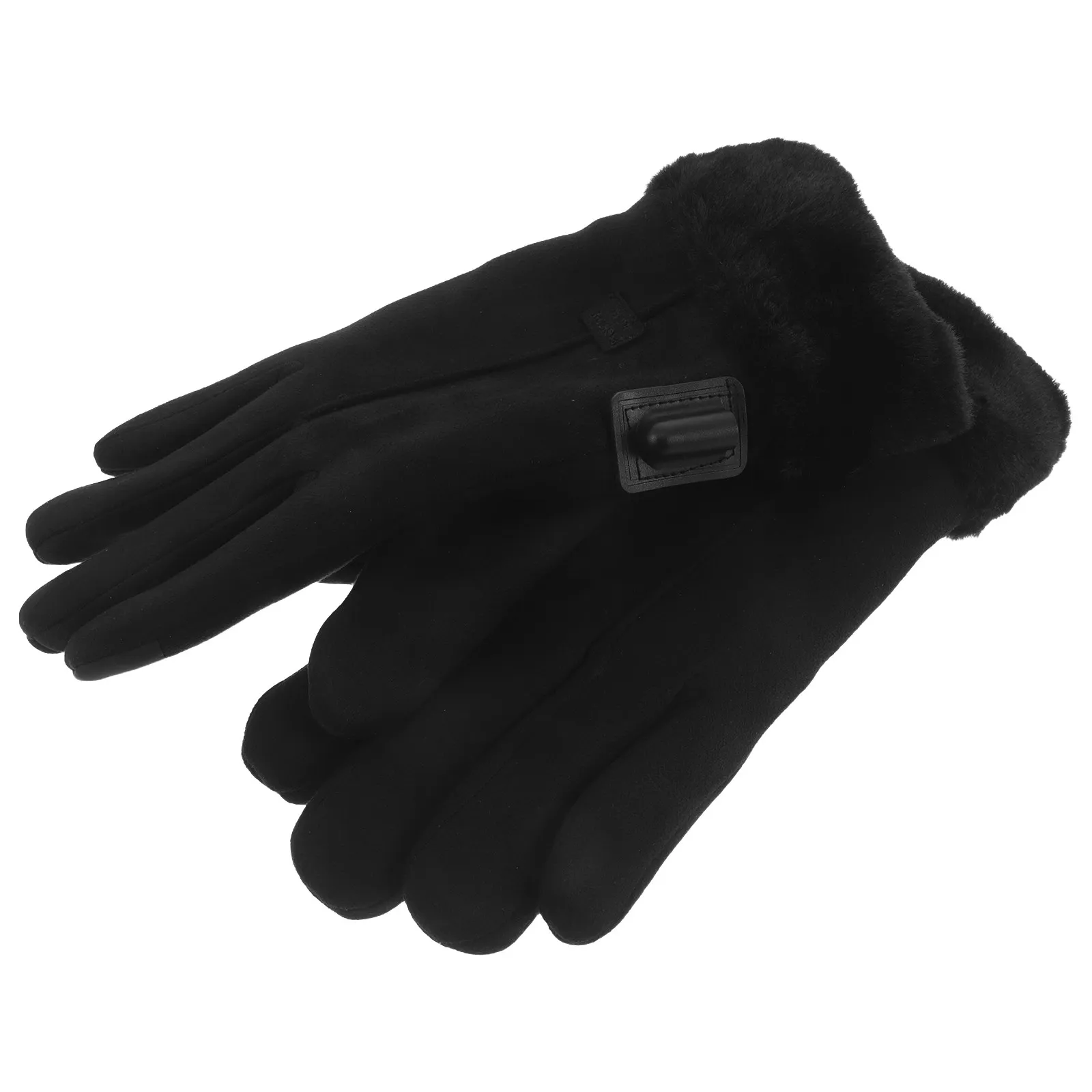 

1Pair Womens Heated Gloves Rechargeable Waterproof Winter Hand Warming Mittens Touchscreen Compatible for Skiing Hiking Biking