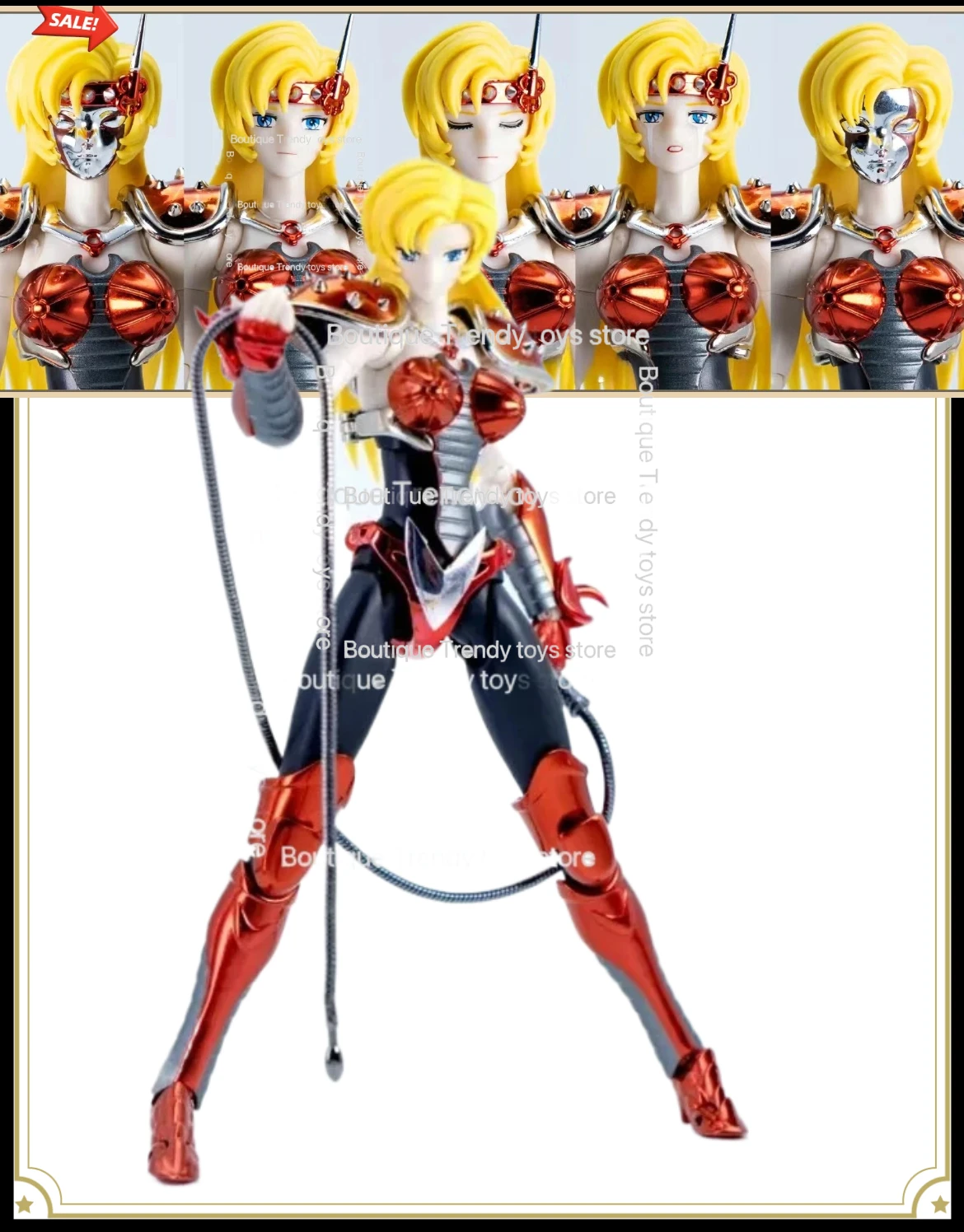 

New In Stock Saint Seiya Myth Cloth EX Chameleon June Jenny Figure - GT Bronze Knights of The Zodiac Model Toy