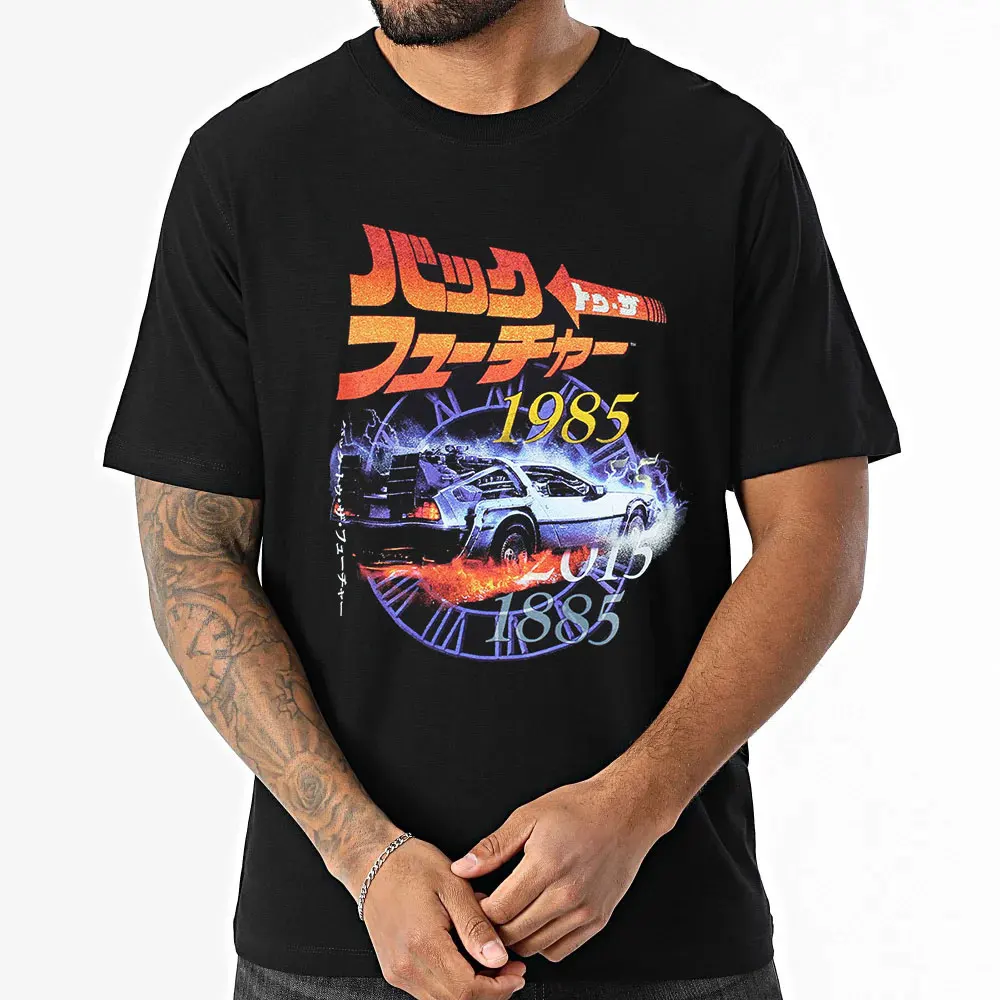 

Movie Merchandise Tee Back To The Future 0114 Vintage Sic Fi Gift t shirt 80s movies Time Machine Graphic Clothes All size Tops