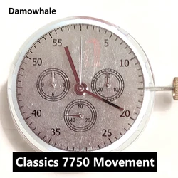 watch 7750 Movement diy 6 needles No calendar stopwatch substitute