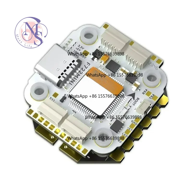 ZOCI-FOR 20x20 Flight Controller ESC Stack, 32Bit 128K FPV Drone DIY Assembly Parts