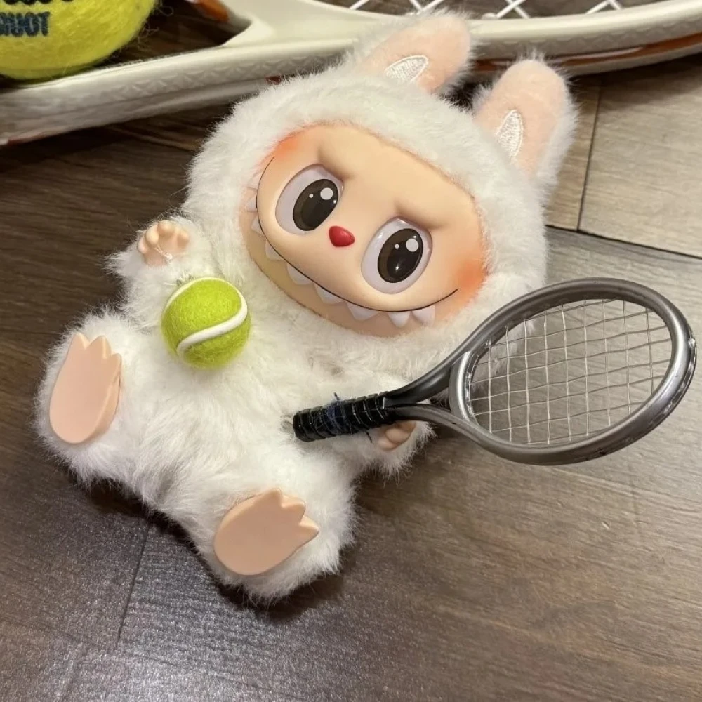 Ensemble de combinaison de Tennis pour Labubu, accessoire Miniature, modèle de raquette de Tennis pour vêtements de poupée, accessoires