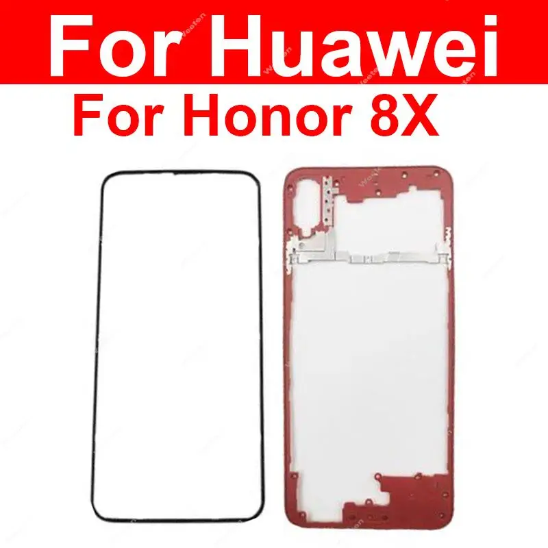 Back Cover Bracket For Huawei Honor 8X JSN-L11 L21 L22 Front LCD Screen Bracket Rear Battery Cover Holder Bracket Parts