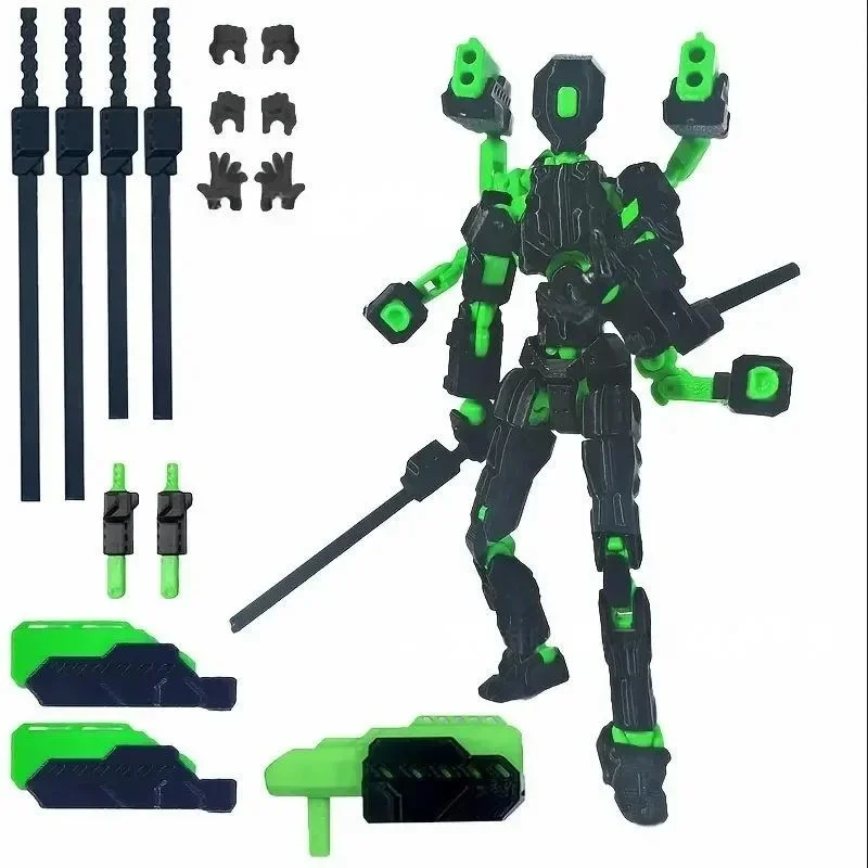 3D-printed articulated figure dummy13 Lucky robot Gundam figurine toy modèles cadeau pour enfants