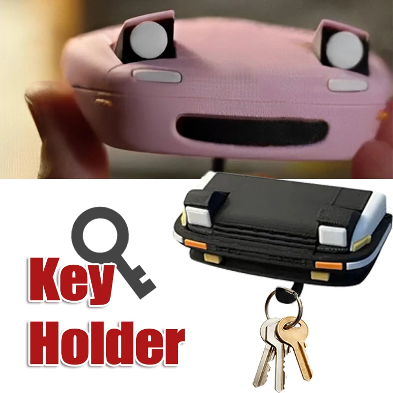 

Car Can Open Headlight Key Holder Wall Mount Vintage Sturdy Key Hangers Entrance Hanging Organizers Home Wall Key Holder Decor