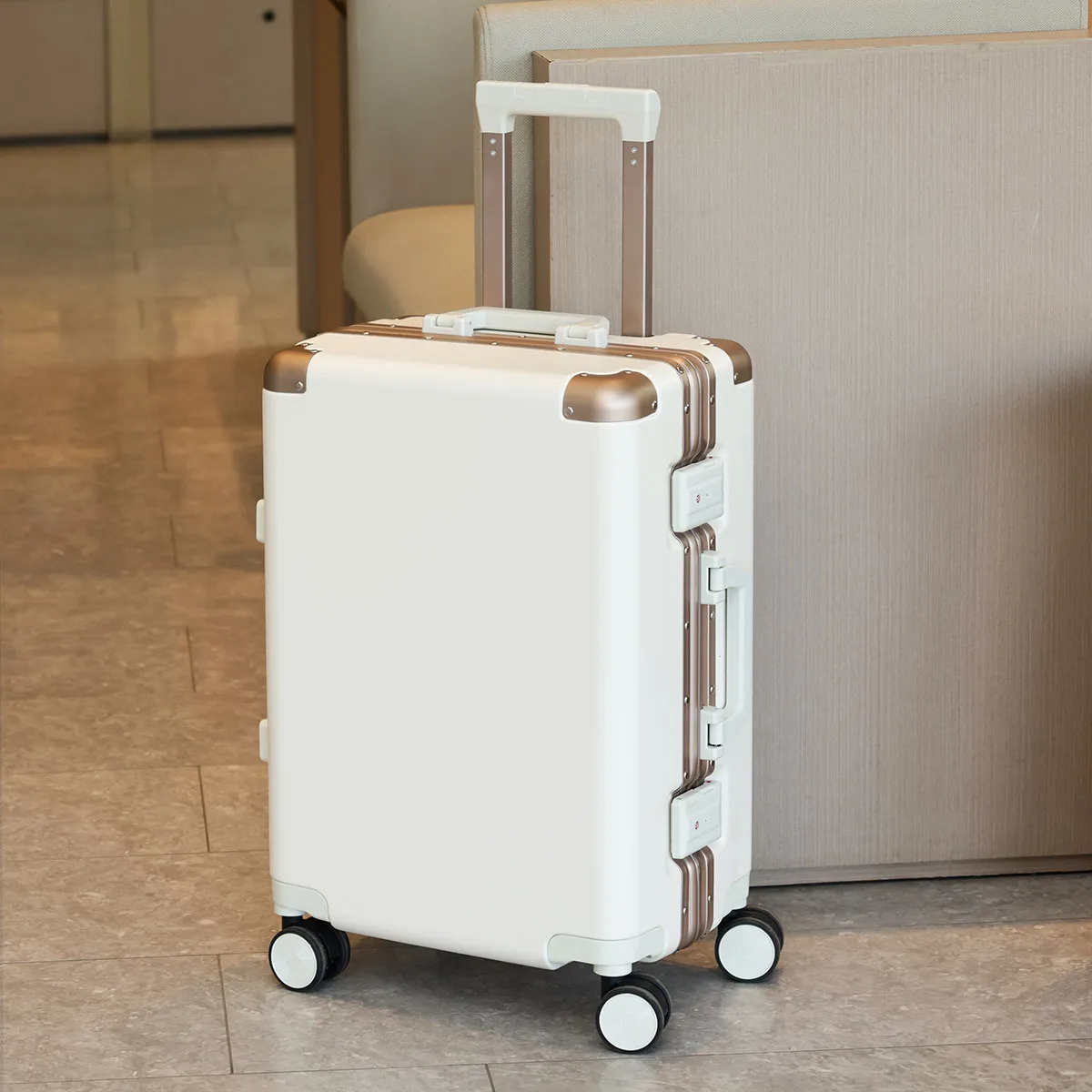 

2025 Multifunctional Large Travel Bag with Wheels ABS+PC Student Rolling Luggage Case Password Lock Luggage Travel Bag