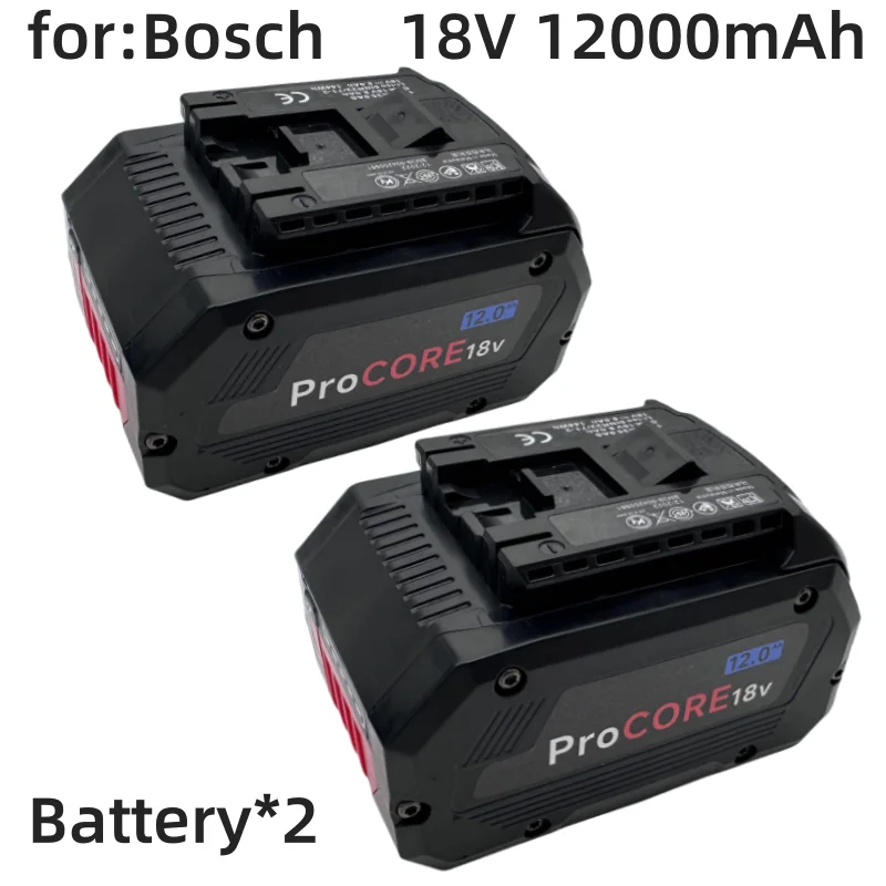 For BOSCH Professional 5S2P 18V 21700 12000Ah Battery ProCORE 18V Li-ion Battery Replacement for BAT609 BAT618 with BMS