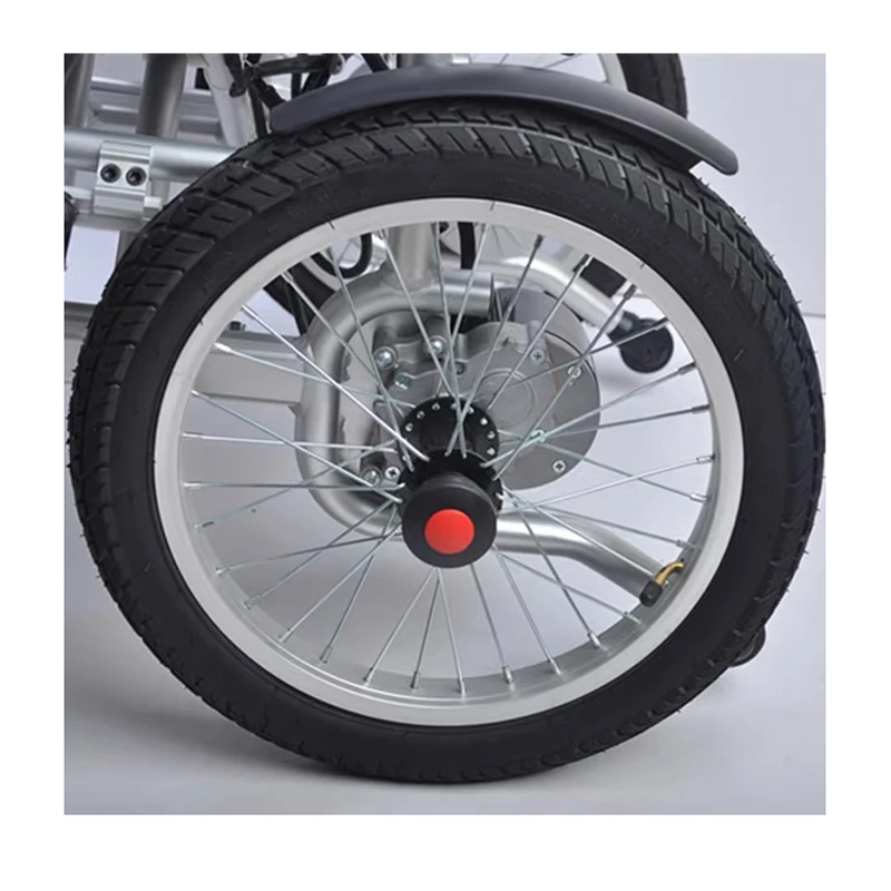 High Torque 350W Brushed DC 24V Motor for Electric Wheelchairs Replacement 75/120RPM Suitable for Wheelchair Repair