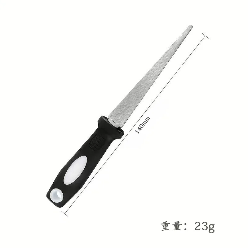 Diamond Sharpener Sharpener Metal Double Sand File Scissors Sharpener Double-sided Flat and Curved Design Gardening Tools