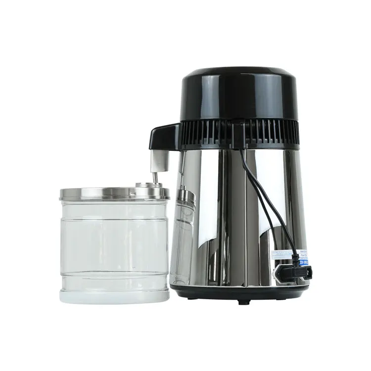 Portable home using stainless steel 750W 4L capacity electric heating automatic distilled water machine