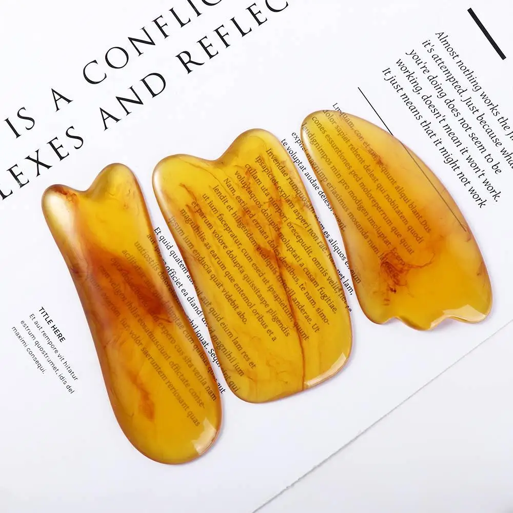 ผู้หญิงสปาเครื่องมือดูแลผิว Face Lift แผ่น Trigger Point Scraping นวดหน้า Sticks Body Scraping นวด Guasha BOARD