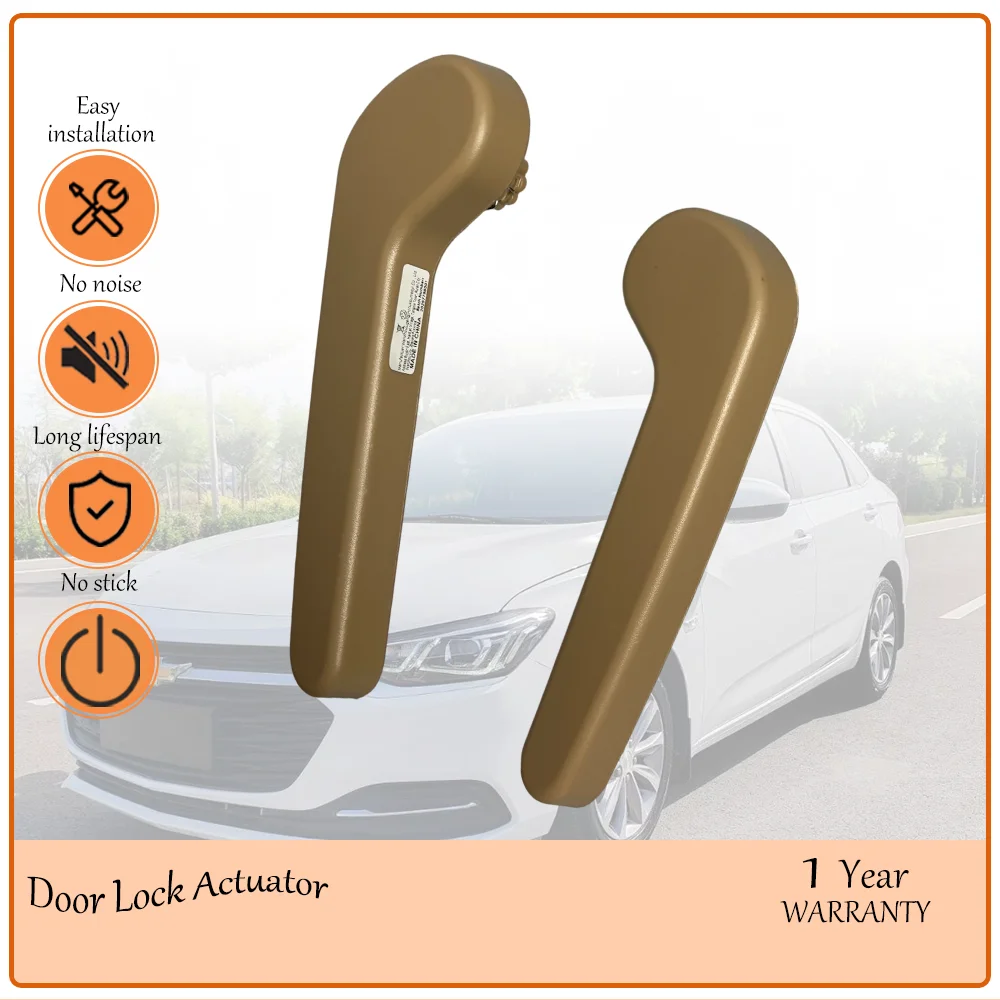 For Auto Warehouse GM-2512E-RP - Back Seat Recliner Adjustment Handle, Beige/Tan - Rear Left/Right Pair, Replaces 15279415, 1527