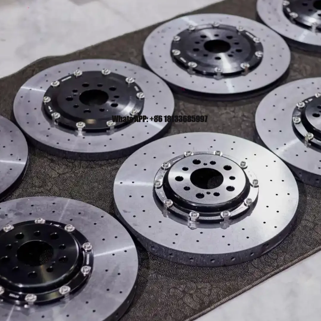 

New Racing Carbon Ceramic Brake Disc with 332/ 355/380/405/400/410/420/440mm Carbon Rotors Universal