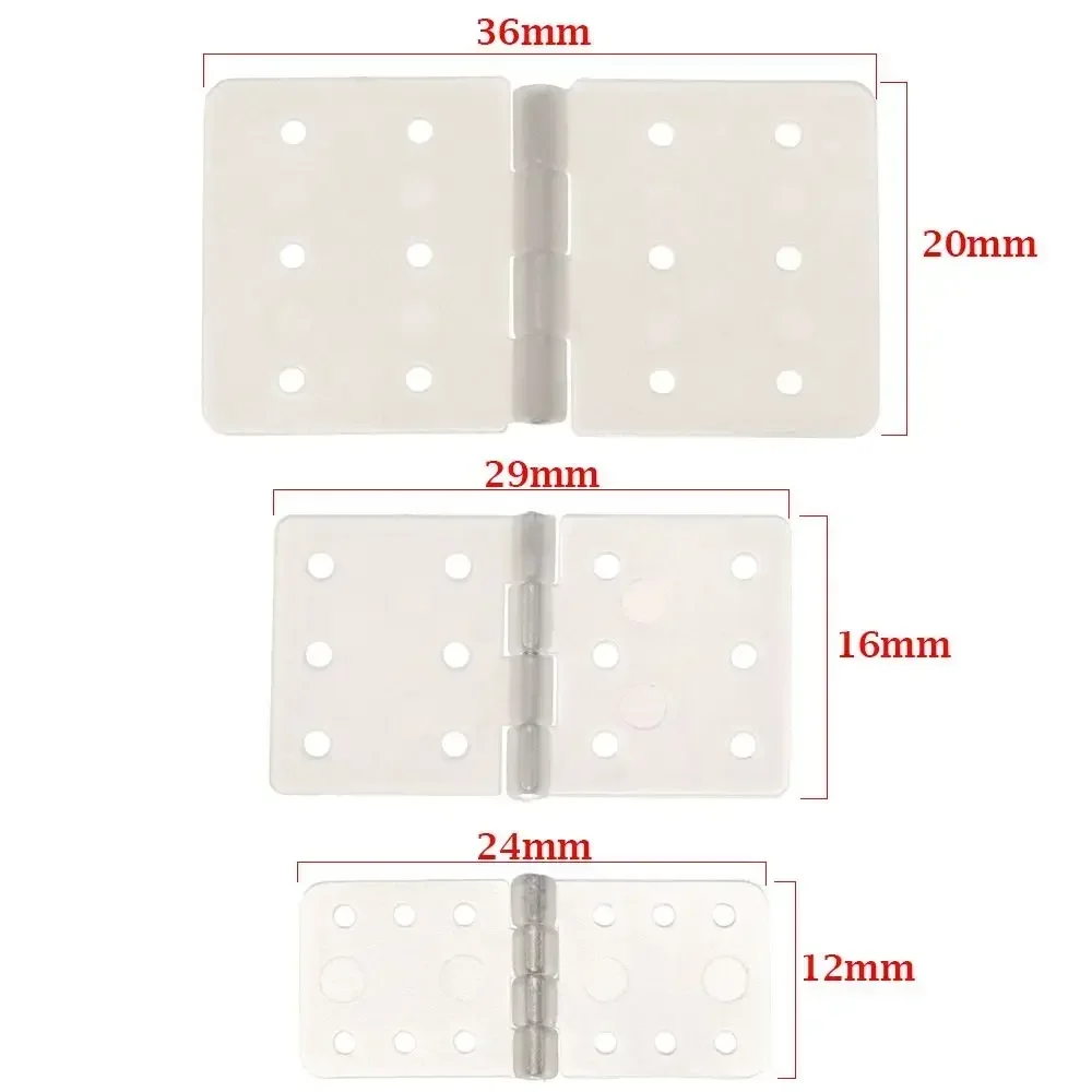 10/20Pcs 3 Sizes Nylon Pinned Hinge for RC Airplanes Aileron Connection Aeromodelling Model DIY Accessories KT Su27 Fixed Wing
