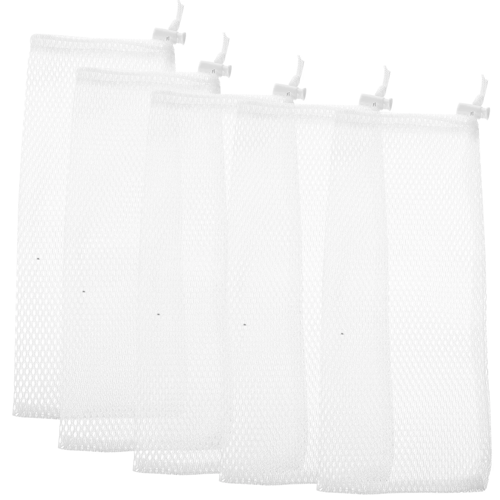 

5 Pcs Bird Food Net Bag Feeder Birds Pigeon Feeders Hummingbird Hive Collidero Trough Sock Feeding Polyester