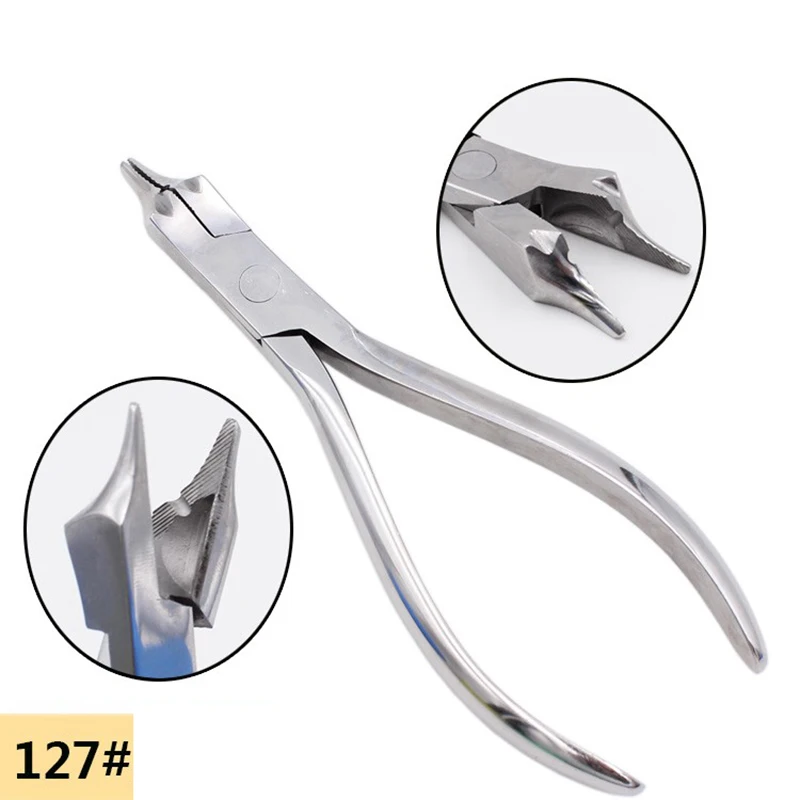 Dental trzy szczęki szczypce gięcie zapięcie dokonywanie dzielone sprężyny cięcie drutu stalowego medyczne techniczne szczypce ortodontyczne narzędzia dentystyczne