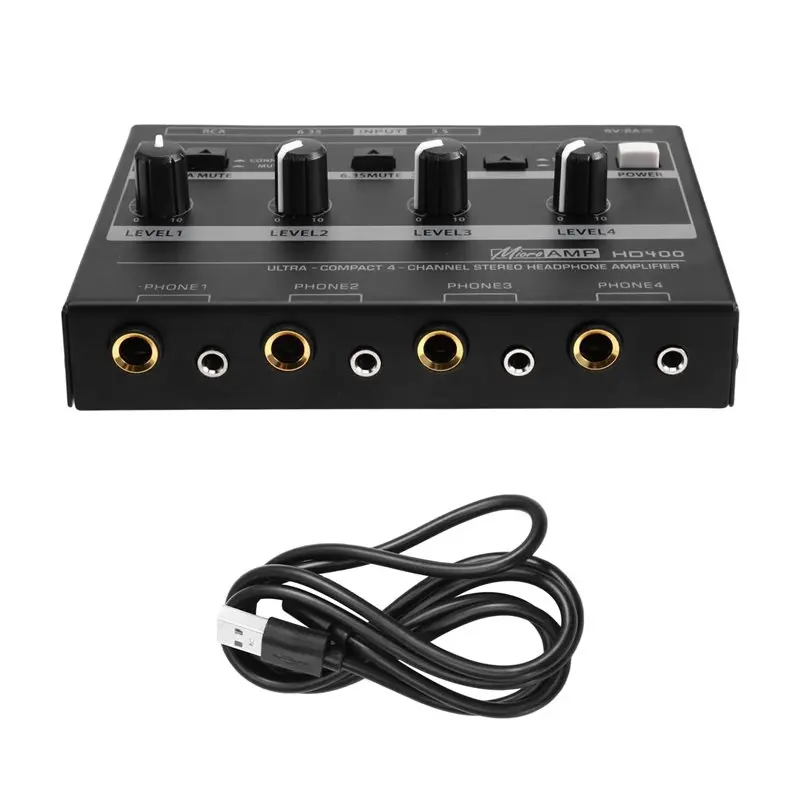 

[LXYA68Z!] Усилитель-разветвитель сигнала для наушников, поддерживает 8 каналов, 4-канальный усилитель-разветвитель