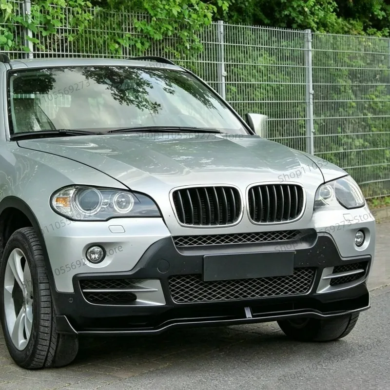 For BMW X5 Standard 2006-2010 Pre-facelift Front Bumper Splitter Lip Spoiler Diffuser Canards X5 E70 X-line Bodykits Tuning