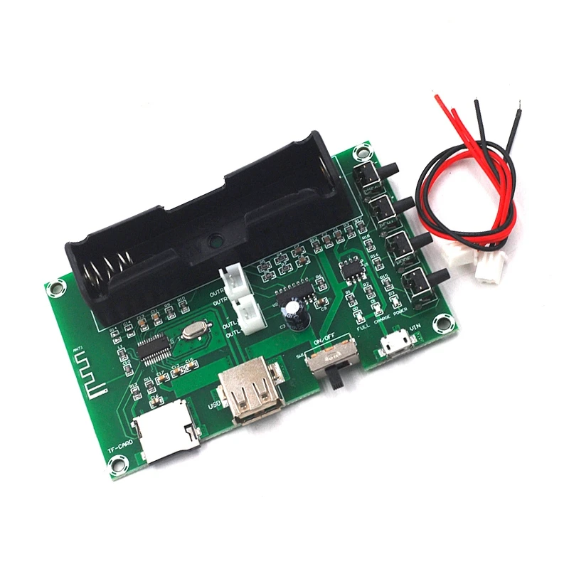 Imagem -03 - Placa Amplificador de Potência Bateria de Lítio Bluetooth Potência Digital 10w Faça Você Mesmo Pequeno Alto-falante Recarregável Xh-a150