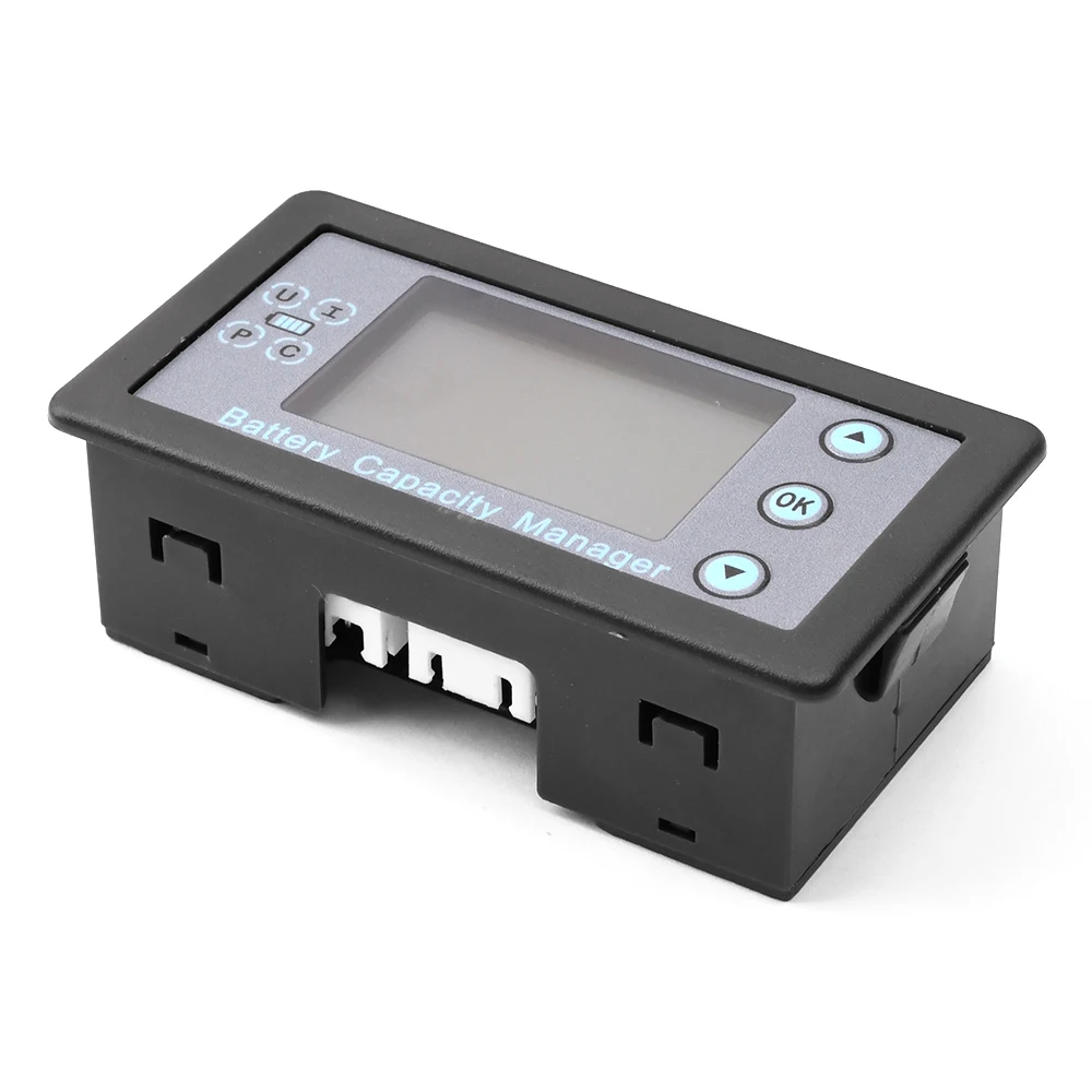 DC8-120V มิเตอร์วัดแรงดันไฟฟ้าและกระแสไฟฟ้า LCD ที่มีความแม่นยำสูงใช้พลังงานต่ำ VA9510แบตเตอรี่คูลอมบ์