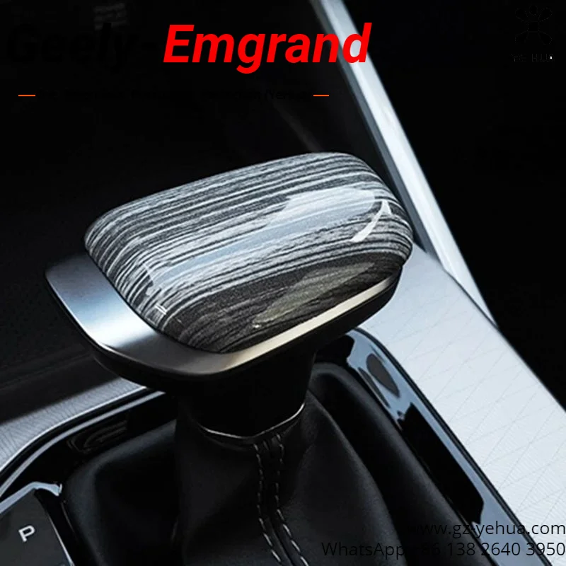 

For GEELY EMGRAND 2022-2024 Gear Handle Head Cover Decorative Cover Automobiles Parts Accesorios Para Auto Tools