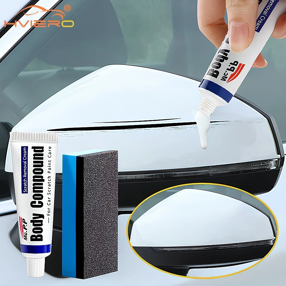 1X Car Styling Wax Scratch Remover Repair Nano Kits Auto Body Compound MC308 Polerowanie Pasta Szlifierska Zestaw do pielęgnacji lakieru Akcesoria