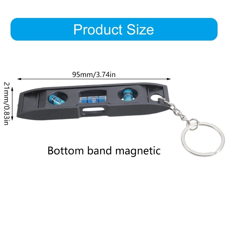Level Tool with Keychain for Fast Precise Measuring Easy Carry And Use A2BB