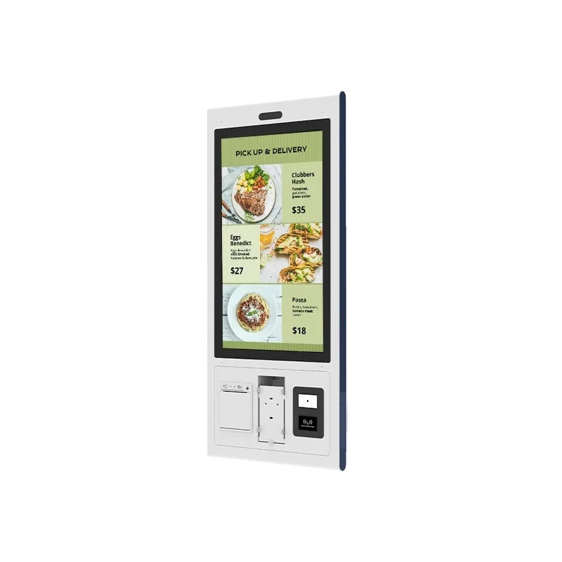 21.5 Inch Touch Screen Kiosk for Restaurant Self-service Ordering