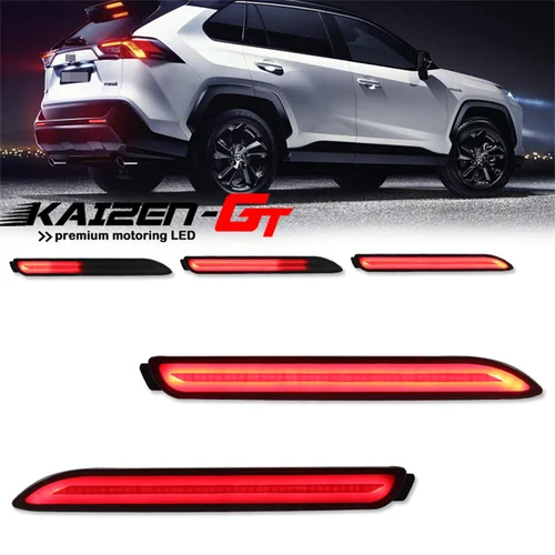 Reflector de parachoques trasero, luz trasera/freno LED, luz antiniebla trasera para Toyota Sienna Matrix Venza Avalon RAV4 para Lexus RC350 RX300 GX470