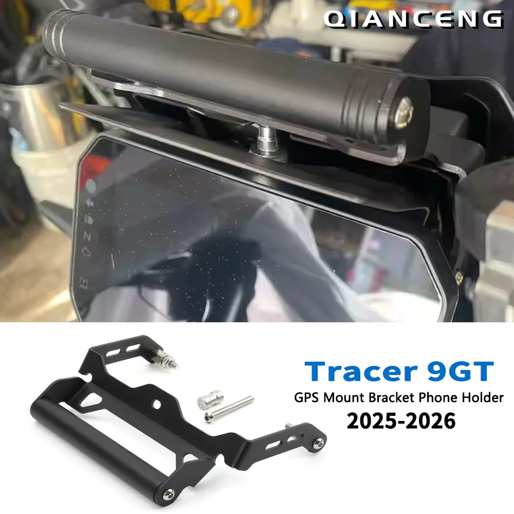 For YAMAHA Tracer 9GT 9GT+ Y-AMT 2025 2026 Motorcycle Navigation Tracer 9 GT+ 2023-2024 racket GPS Mount Bracket Phone Holder