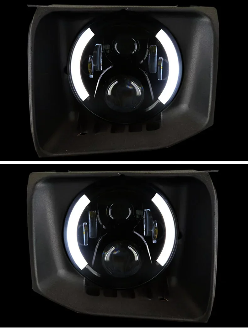 Retro Headlamp Assembly For Mitsubishi Montero V45 Retrofit Pajero V43 Headlamp V46 Yellow Corner Lamp Car accessories