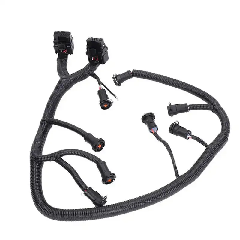 6.0L Power stroke ดีเซลหัวฉีดน้ํามันเชื้อเพลิงสายไฟสําหรับ Ford F-250 F-350 F450 F550 03-07 1855383C9 5C3Z9D930A