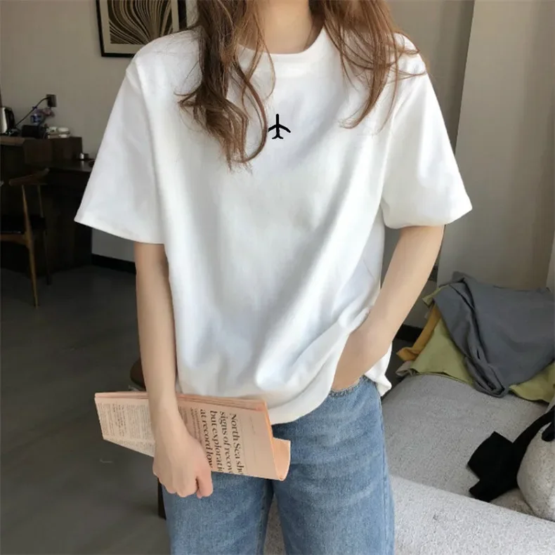 

Женская футболка больших размеров, одежда с короткими рукавами и графикой, свободный и повседневный, мягкий и удобный, дышащий, для занятий спортом на открытом воздухе