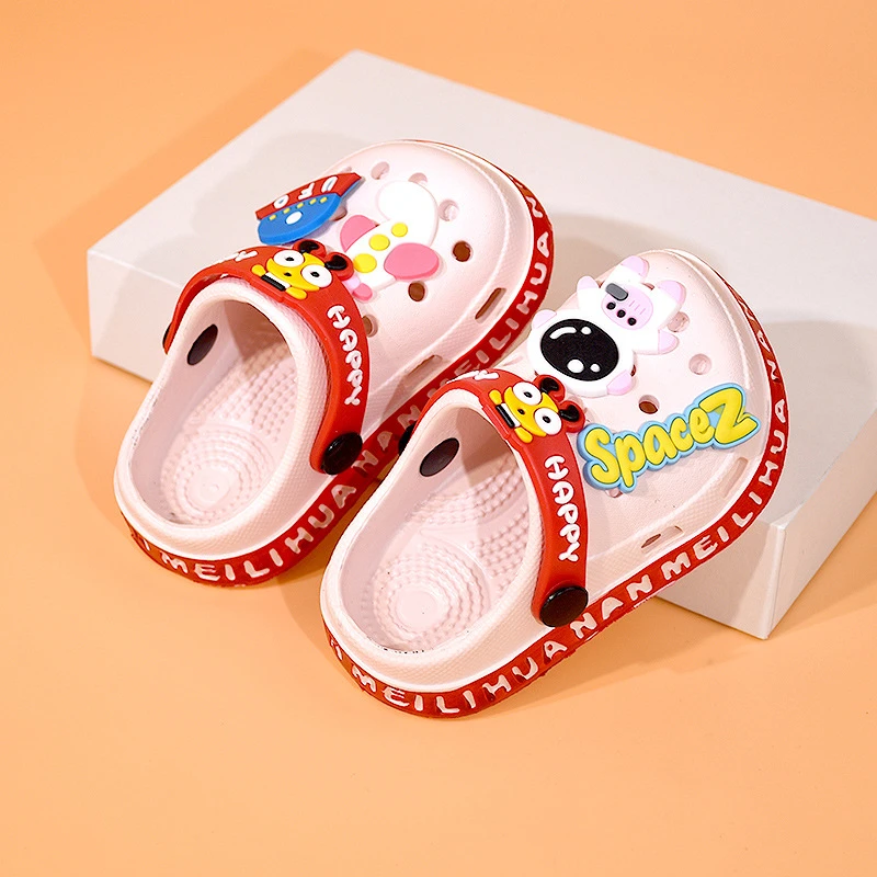 Zapatillas de EVA para niños y niñas, sandalias ligeras de suela suave, decoración del hogar, Verano