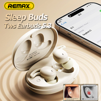 Remax Small Soft Earbuds Earphones Noise Canceling TWS Wireless Bluetooth 5.3 Headset Mini EarBuds In Ear for Sleep with Mic